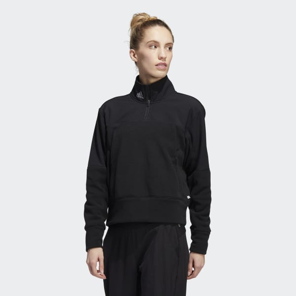 Μαύρο 1/4-Zip Fleece Jacket VW474