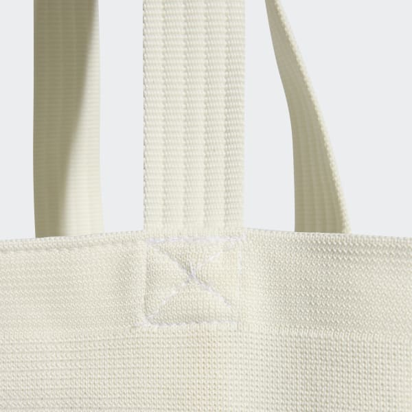 adidas CROCHET TOTE BAG - White | Free Shipping with adiClub