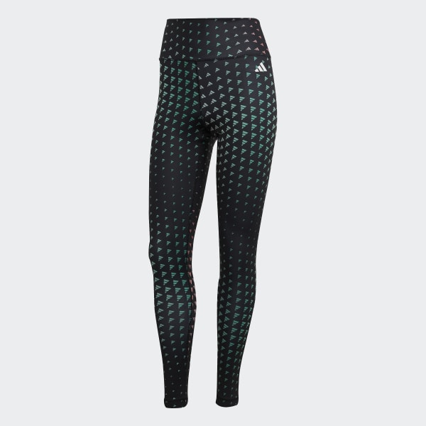 Negro Licras Largas Train Essentials Brand Love Pretina Alta