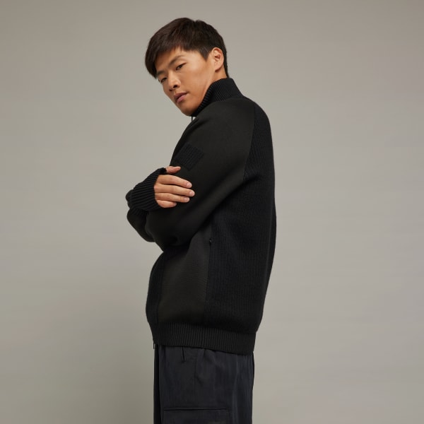 adidas Y 3 Funnel Neck Knit Sweater Black Free Shipping with adiClub adidas Canada