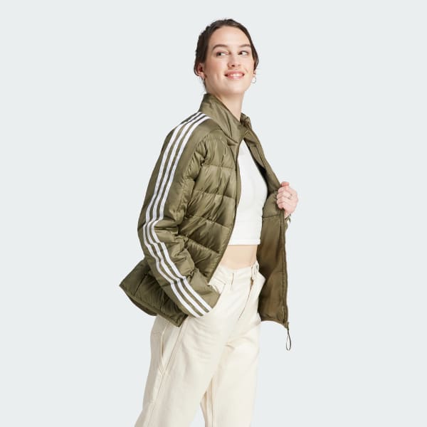 Adidas dunjakke dame clearance grøn