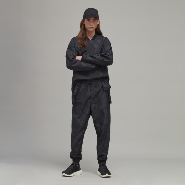 Negro Pants Fútbol Y-3 Estampado de Leopardo TX172