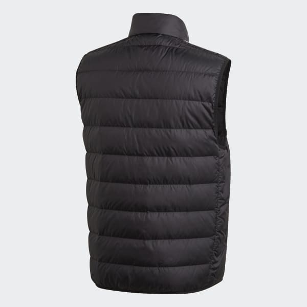 Black Essentials Light Down Vest IZG11