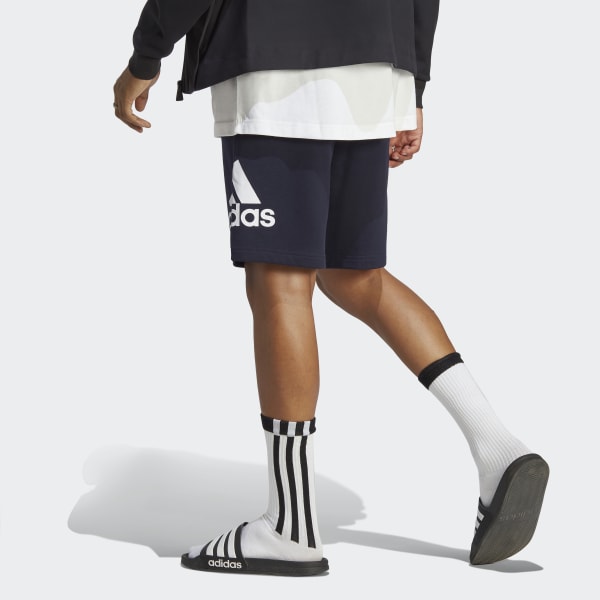 adidas Essentials Big Logo French Terry Shorts - Blue | Men\'s Lifestyle |  adidas US