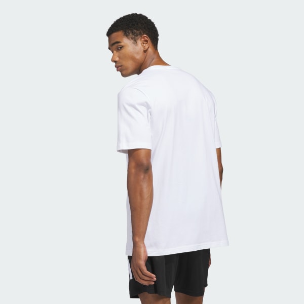 White SHADES HBR GRAPHIC T-SHIRT