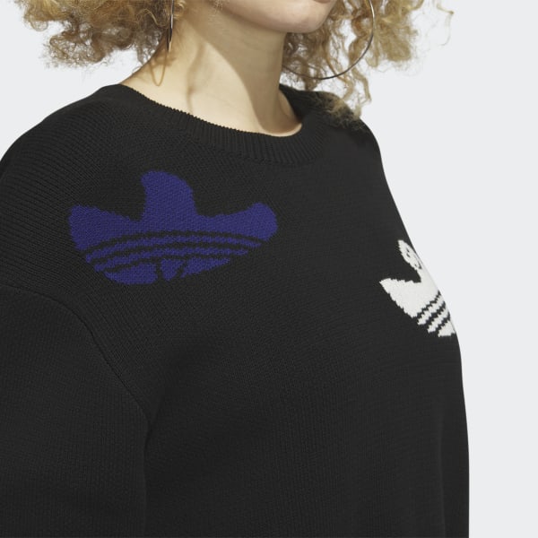 logo sweatshirt adidas originals sweater black