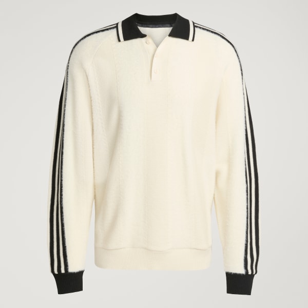 adidas PREMIUM KNITTED JERSEY クリームホワイト M adidas PREMIUM KNITTED JERSEY クリームホワイト（アディダス