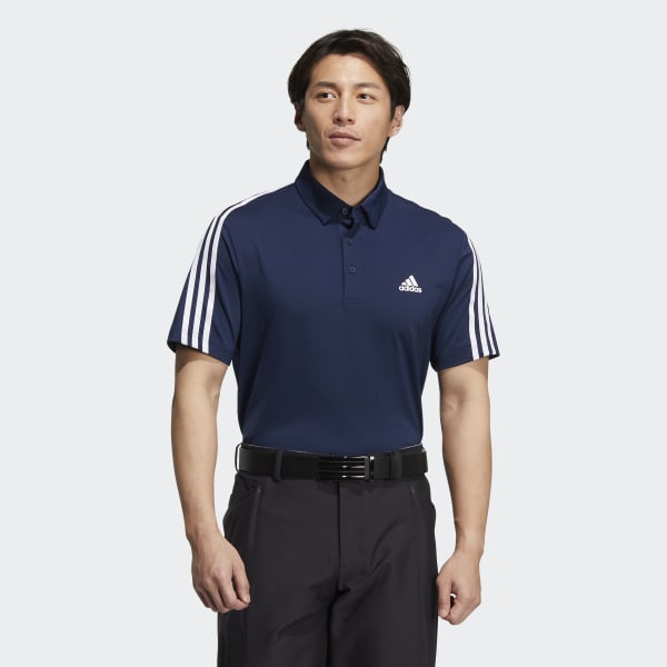 adidas AEROREADY 3-Stripes Polo Shirt - Blue | adidas Singapore