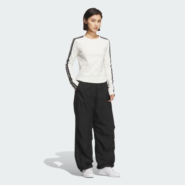 Black 파라슈트 팬츠