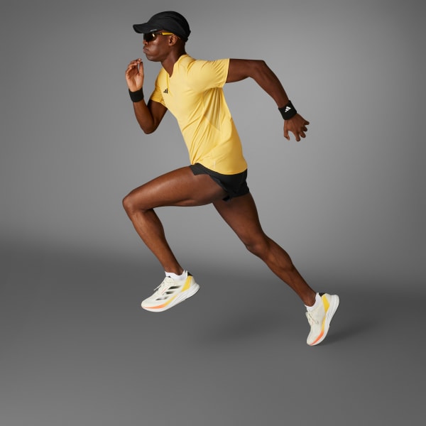 Gelb Adizero Essentials Running T-Shirt