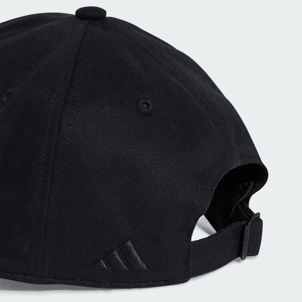 Black Sportswear Stripes Cap