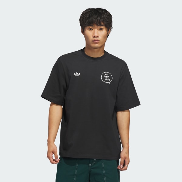 ブラック スケートボーディング x マーク・ゴンザレス スケートスポットTシャツ