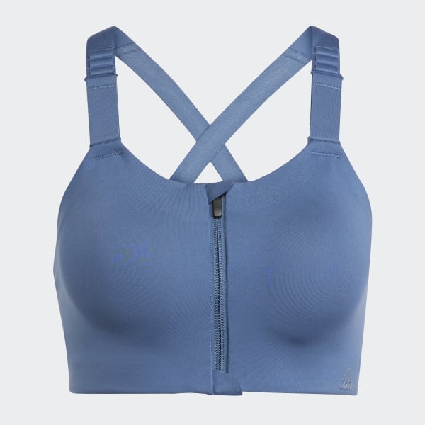 Niebieski TLRD Impact Luxe Training High-Support Zip Bra UW152