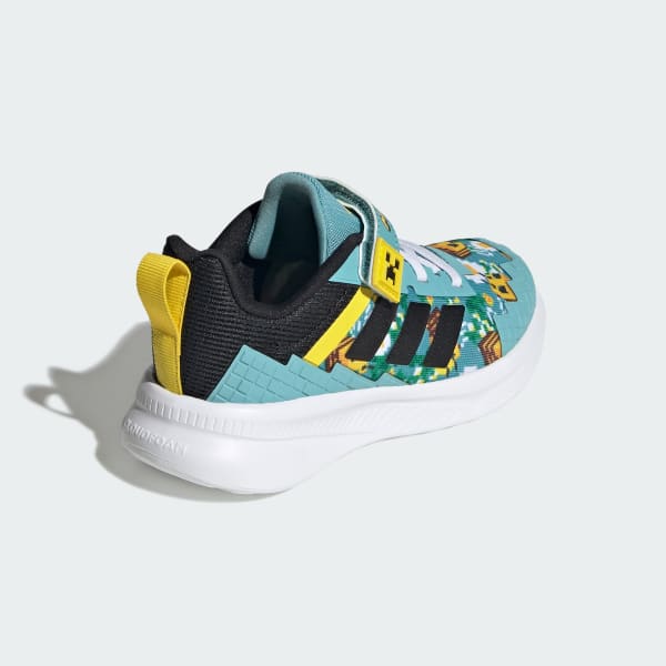 ADIDAS MINECRAFT FORTARUN 4.0 SHOES CHILDREN - Turquoise | Free