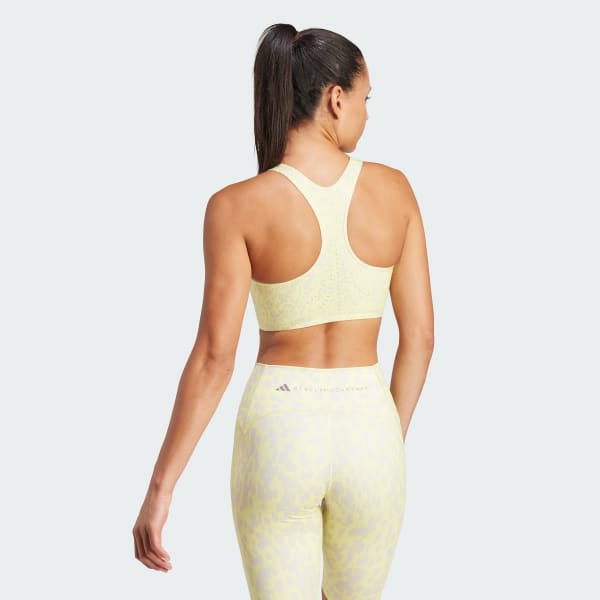 Κίτρινο adidas by Stella McCartney TruePurpose Power Impact Training Medium Support Bra