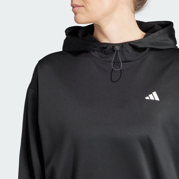 Adidas post game fleece hoodie top
