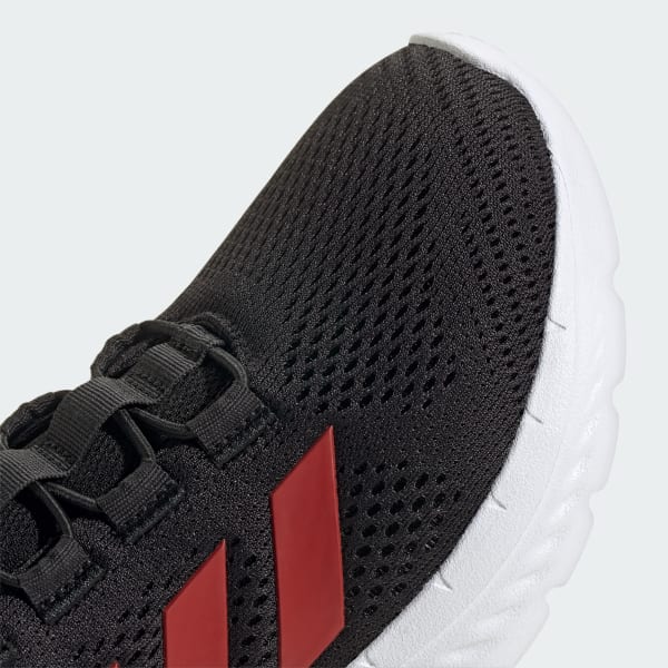 Adidas cloudfoam red black hot sale