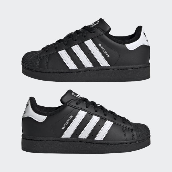 adidas Superstar II Shoes Kids - Black | Free Shipping with