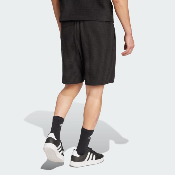 Black ALL SZN Waffle Knit 7-inch Shorts