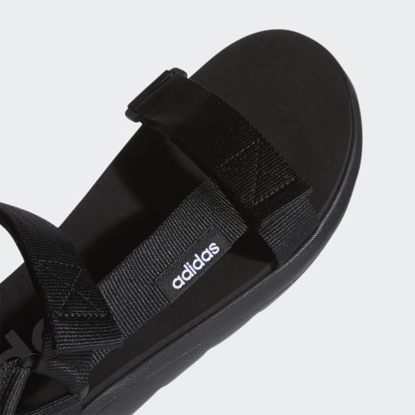 adidas slippers black and white