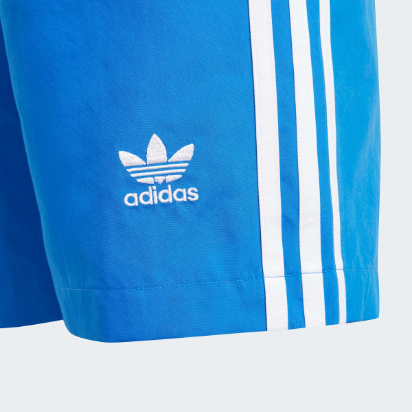Blue Originals Adicolor 3-Stripes Swim Shorts