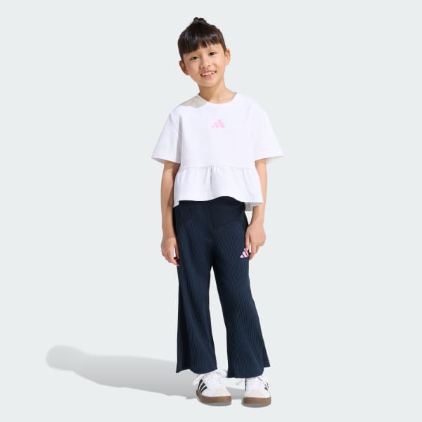 Blanc ENSEMBLE SWEAT-SHIRT VOLANTS SEASONALS