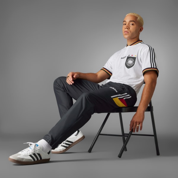Zwart Duitsland 1996 Woven Trainingsbroek