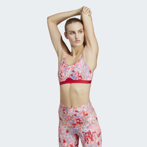 Aeroreact Training Light-Support Bra Off White - adidas