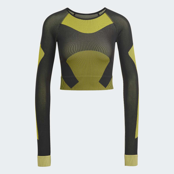 Black adidas by Stella McCartney TrueStrength Yoga Crop Top C8658