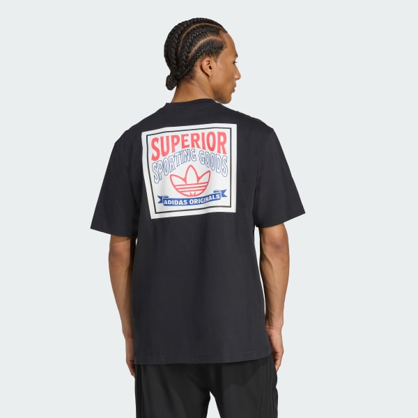 Zwart Wabash Loose T-shirt