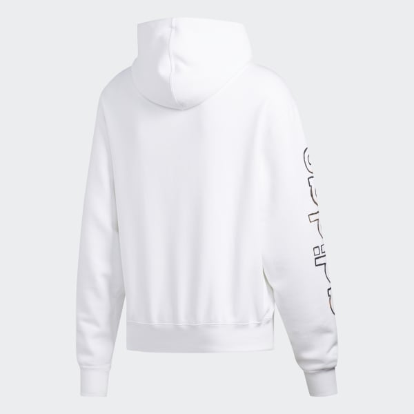 adidas watercolor hoodie white