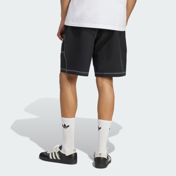 adidas Trefoil Essentials Shorts - Black | Free Shipping