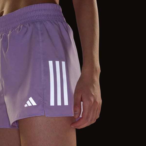 adidas Own the Run Shorts - Purple | Free Shipping with adiClub