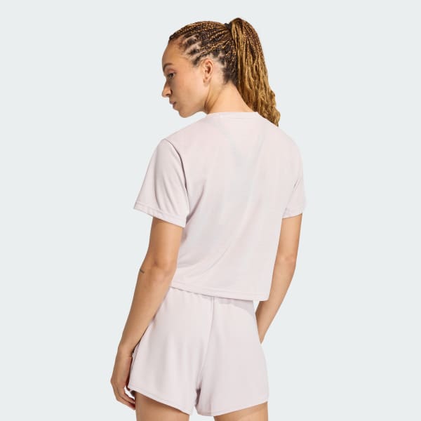 Purple Train Essentials Big Logo Performance Training Tee