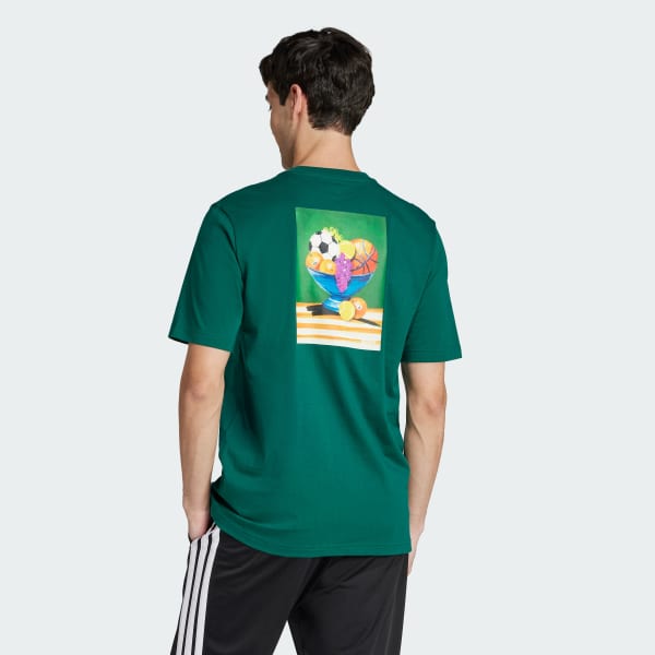 Gronn Lounge Still Life Bowl Graphic T-skjorte