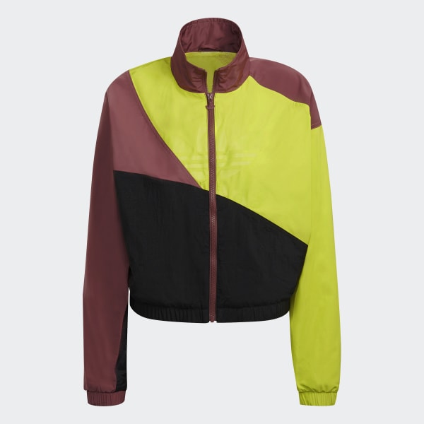 Negro Chamarra Deportiva Adicolor Colorblock HF537