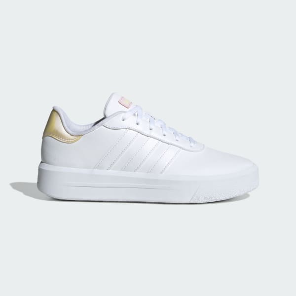 Hvid Court Platform sko