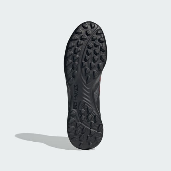 Negro Zapatos Predator League Lengüeta Plegable Pasto Sintético