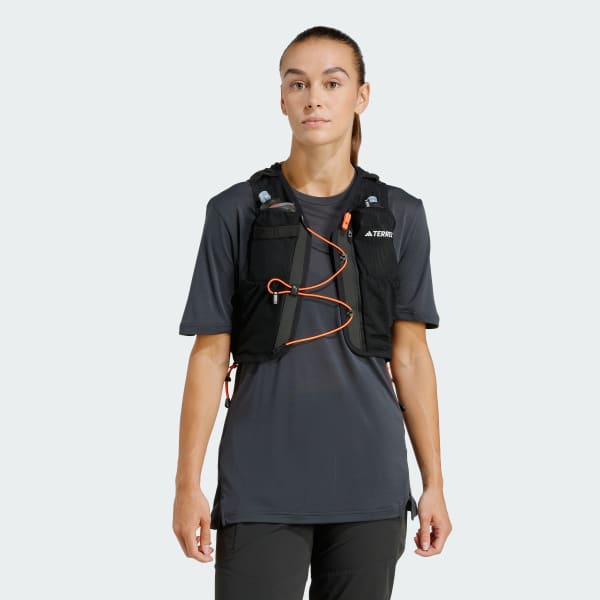 Sort Terrex Trail Running Techrock-vest, 12 L