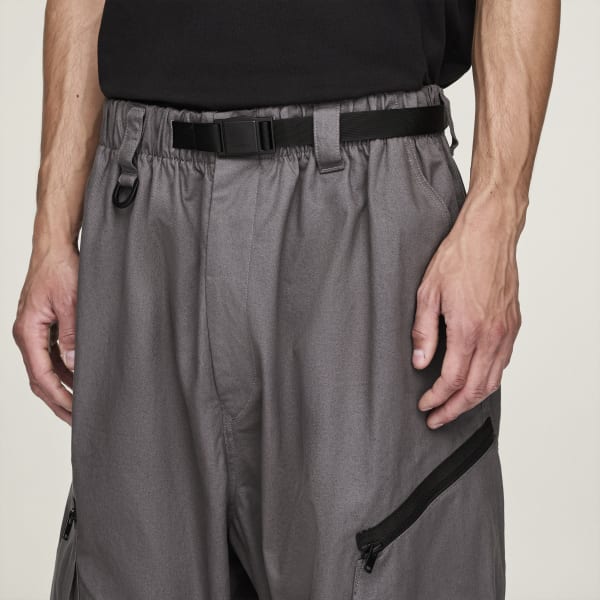 adidas Y-3 UT Twill Cargo Pants - Grey | Free Shipping with