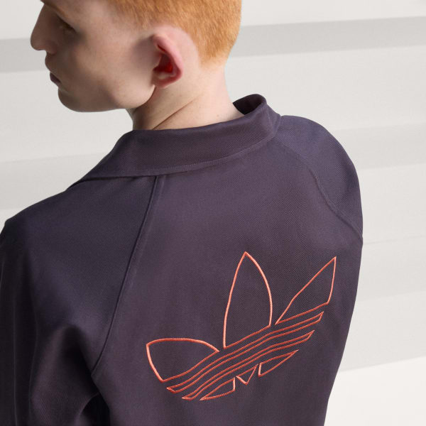 トップス adidas FC Bayern Terrace Icon Drill Top adidas Originals Fc bayern terrace icons drill top in shadow