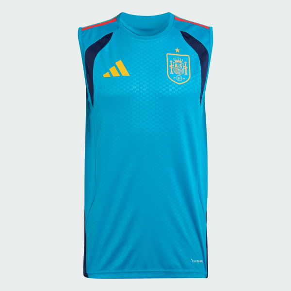 Azul Camiseta sin mangas España 26 Tiro