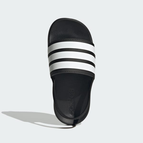 Μαύρο Adilette Estrap Slides Kids
