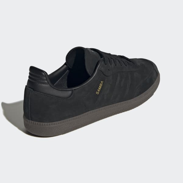 Mens black cheap adidas samba trainers