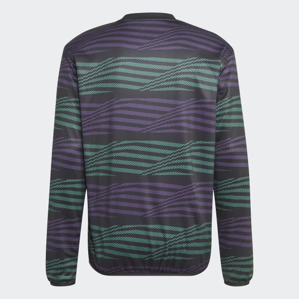 Svart Real Madrid Pre-Match Warm Top