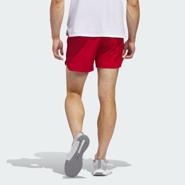 adidas Axis Woven Training Shorts - Red | Free Shipping with