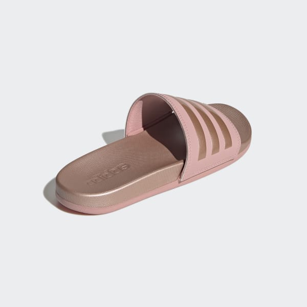 Adidas rose gold slides 2025