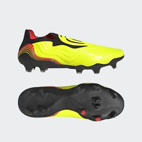 Yellow Copa Sense+ Firm Ground Boots
