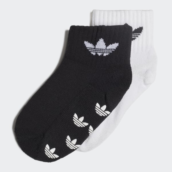 cierna Ponožky Anti-Slip (2 páry)