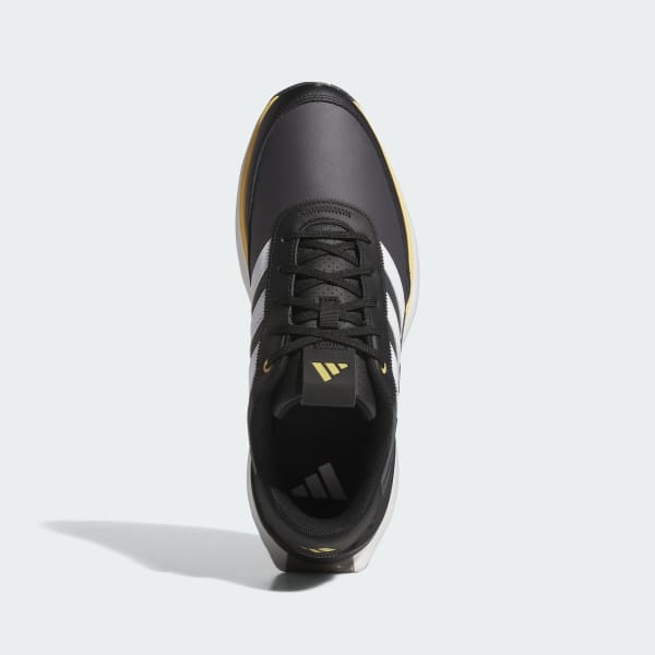 Black S2G 24 Leather Spikeless Golf Shoes